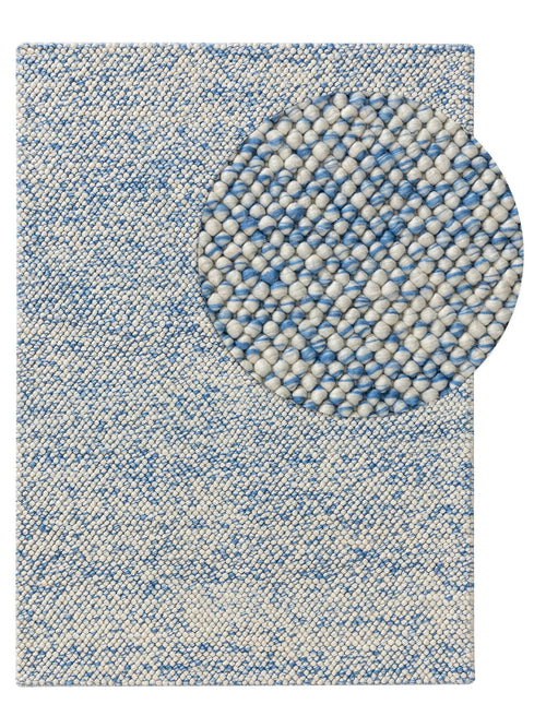 benuta kindervloerkleed Beady - blauw - 160x230 cm