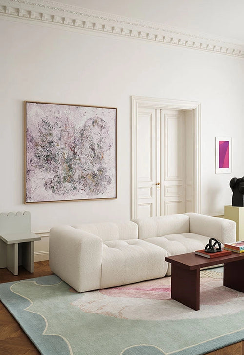 Vloerkleed Layered Shell Patterned Wool Rug 200x300 cm - vtwonen shop