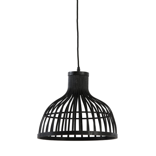 Luqaza hanglamp Aliza - zwart - Ø35cm - vtwonen shop