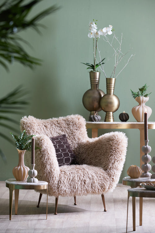 Light & Living stoel OLYSSA - 93x82x91 cm - bruin