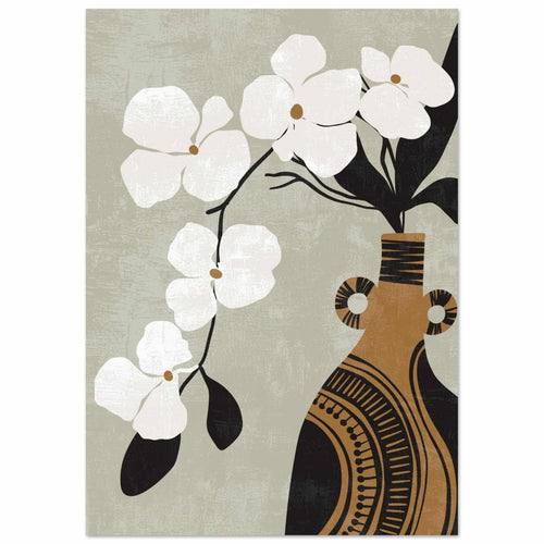 Artfulprints  Boho – Bloom and clay   poster A4 21x29.7 cm - vtwonen shop
