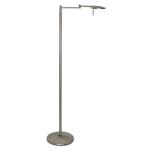 Freelight vloerlamp Piattino - 1 lichts - 25  x 120   cm - mat chroom - vtwonen shop