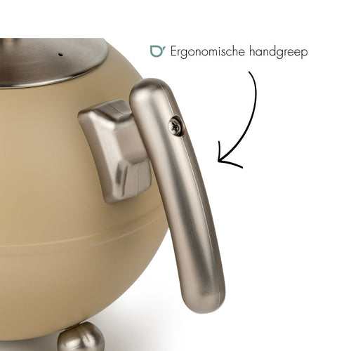Bredemeijer - Theepot Bella Ronde - taupe - 1,2L