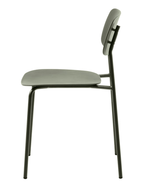 Rebellenclub Eetkamerstoel Strom - Set van 4 - Groen - vtwonen shop