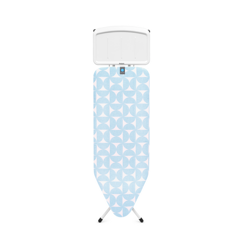 Brabantia Strijkplank C, 124x45 cm, solide stoomunithouder - Fresh Breeze