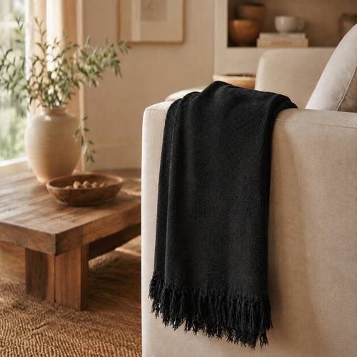 Originalhome Multifunctioneel kleed  Donker Grijs - 210x100 cm