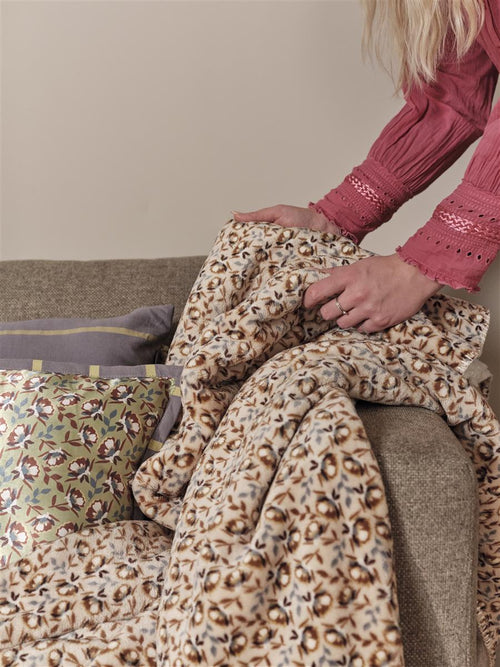 KAAT Amsterdam sprei Felien - 130x170 cm - naturel - vtwonen shop