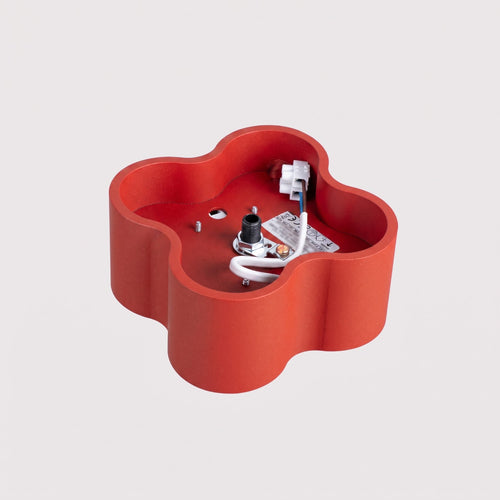 Sollux Lighting Plafondlamp OVIO 1 rood Gx53 - 12x12x6cm