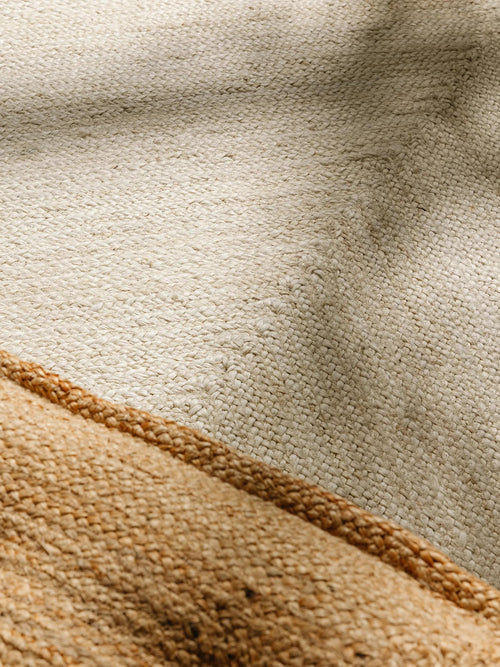 benuta jute vloerkleed Jutta - créme - 200x300 cm
