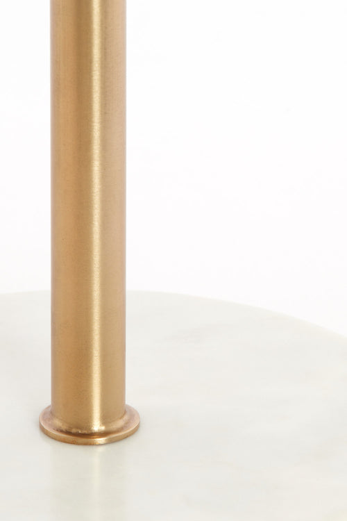 Light & Living bijzettafel CIVITA - Ø41x53 cm - wit - vtwonen shop