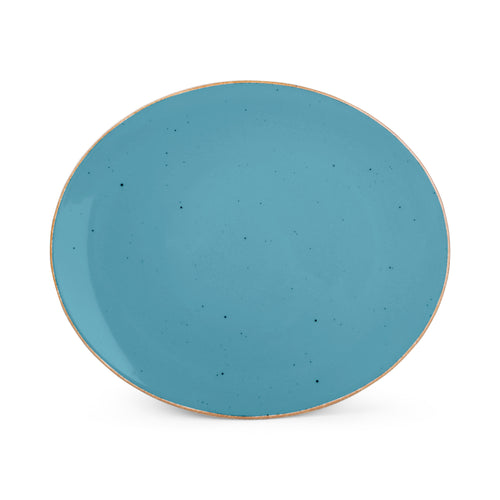 Bonbistro - Plat bord 30,5x26cm blauw Collect - Set van 6 - vtwonen shop