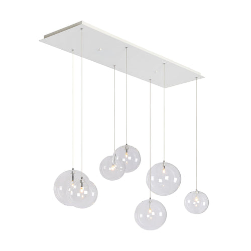 Atmooz hanglamp Merida - wit - 115 x 30 x H 120 cm - G4