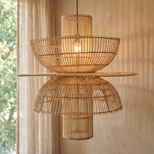 Raw Materials Saturn rotan hanglamp - Ø 65x63 cm