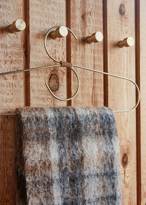 OYOY Kleerhanger - set van 2 Fuku - roestvrij staal - vtwonen shop