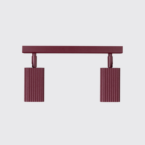 Sollux Lighting Plafondlamp RAYO 2 bordeaux - 30x6x16,5cm