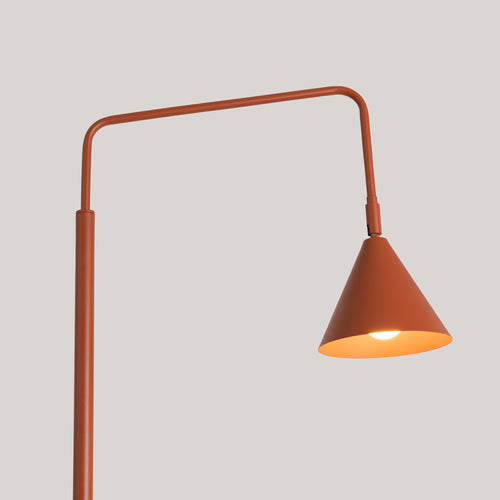 Sollux Lighting Vloerlamp NOX rode oker - 30x30x165cm