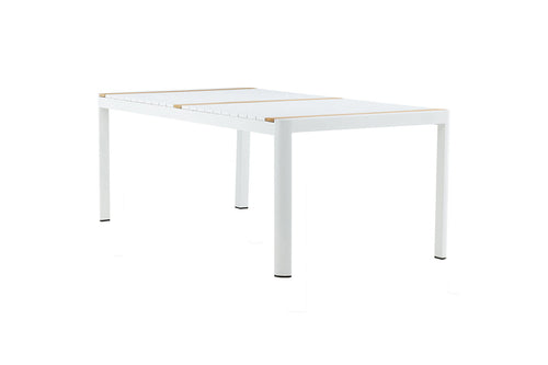 Rebellenclub Rechthoekige Tuintafel Ferna - 200 x 100cm - Wit - vtwonen shop