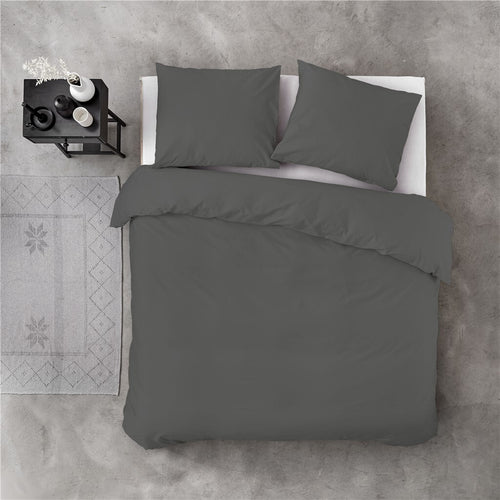 Byrklund - Dekbedovertrek Sleep Softly - 140x220 cm - Off Black - vtwonen shop