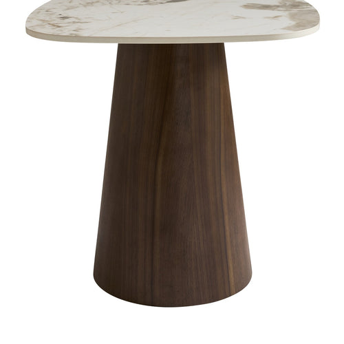 Signature - ALESSANDRA Tafel - Bruin - 58x50x50 cm