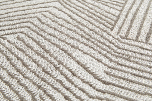 AFK Living vloerkleed Edgar - voor binnen en buiten - grijs - 120 x 170 cm