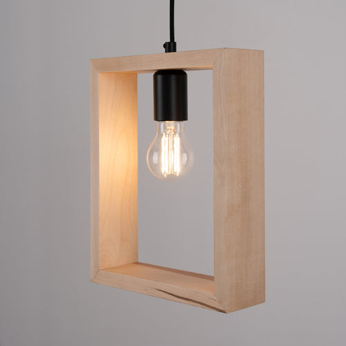 Sollux Lighting Hanglamp ARIES natuurlijk hout - 24x8x133cm