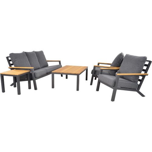 Lesli Living loungebank Donnan - antraciet - 175x99x79cm