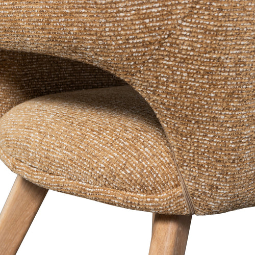 WOOOD eetkamerstoelen Murat Houten Naturel Poot - Geel - Set van 6 - vtwonen shop