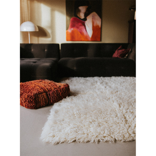 GIVE A PON wollen vloerkleed Plaka - 200 x 300 cm - wit