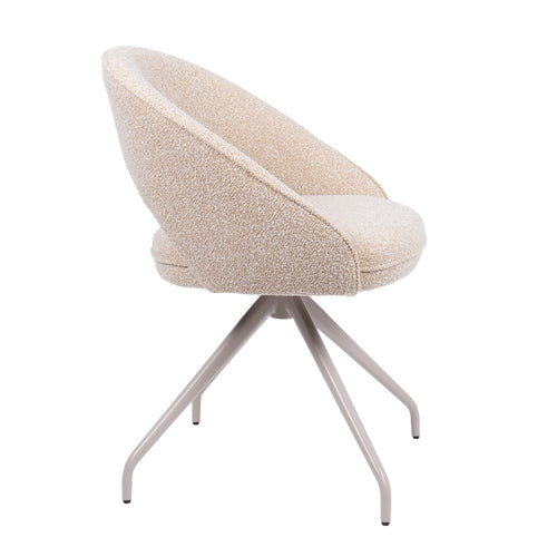 HelloChair eetkamerstoel HC07 Dinny - spinpoot beige - cloud warm naturel - vtwonen shop