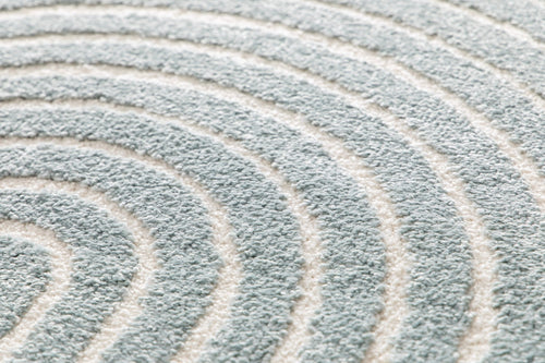 AFK Living vloerkleed Groove - reliëfeffect - blauw - 120 x 170 cm - vtwonen shop