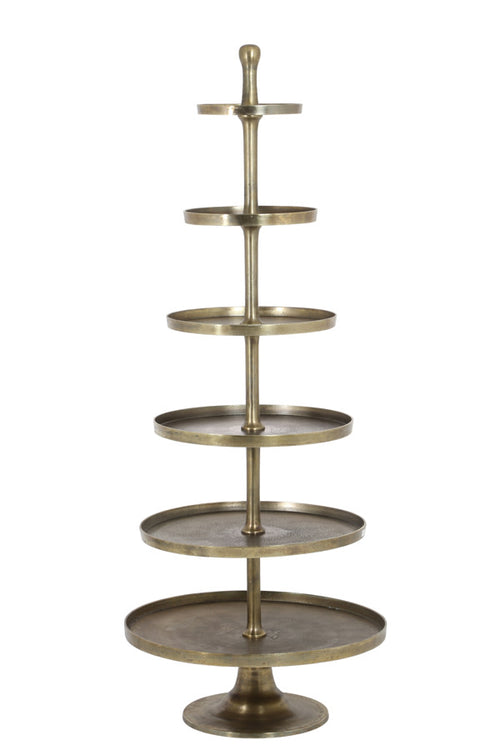 Light & Living etagere  - brons - 80x80x200 cm