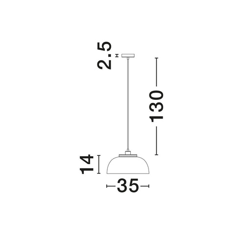 Nova Luce SQUBE Dome hanglamp voor plafond, zandkleurig zwart, goudkleurig, E27 fitting, 1x12W