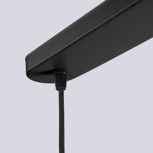 Sollux Lighting Hanglamp HALO 2L zwart - 33,5x6x120cm