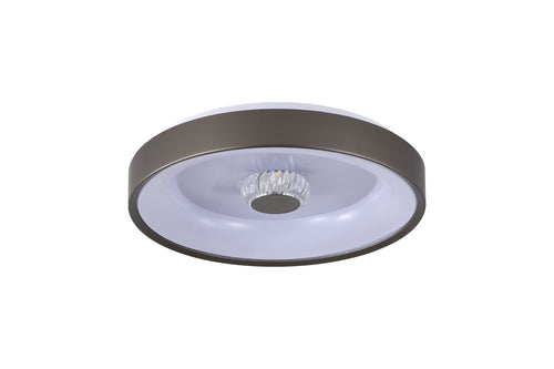Searchlight plafondlamp Polka - 1 lichts - 38.5  x 7.5   cm - brons