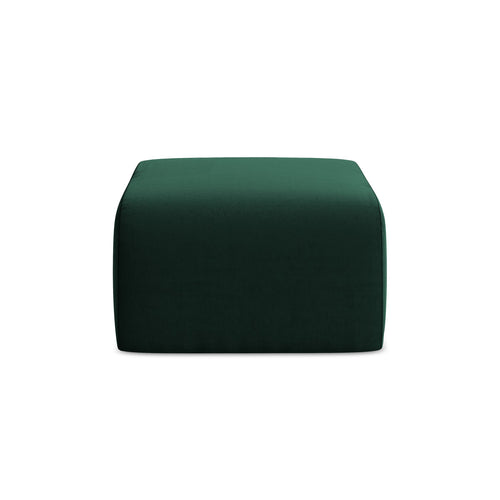 LaMiaSofa Poef Cervo - velours - flessengroen - 72x94x42