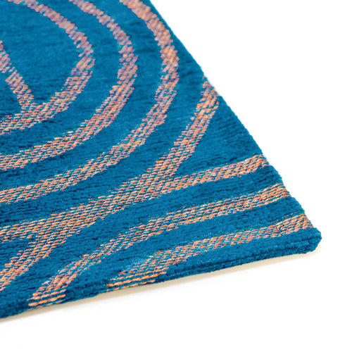 Lola&Moi vloerkleed Night Fever - blauw -80x150cm - vtwonen shop