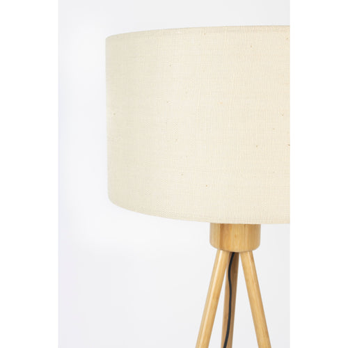 Zuiver Fan Vloerlamp/ Staande driepoot lamp Bamboo - Wit - vtwonen shop