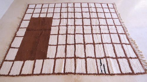 AFK Living vloerkleed Berber - handgemaakt - Wol - 80 cm x 240 cm