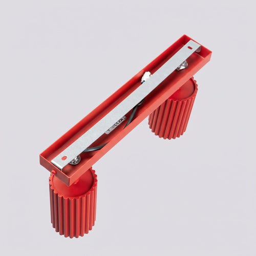 Sollux Lighting Plafondlamp KARBON 2 rood - 30x6,5x16,5cm