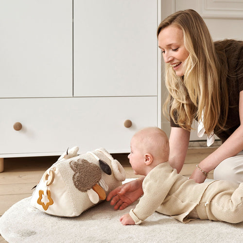 Petite Amélie Activiteiten driehoek - 37 x 19 x 18 cm - beige