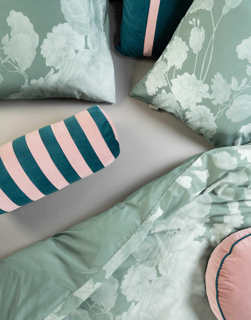 Essenza Eunice dekbedovertrek - Lits-Jumeaux XL – 260x200/220 cm - Dusty teal