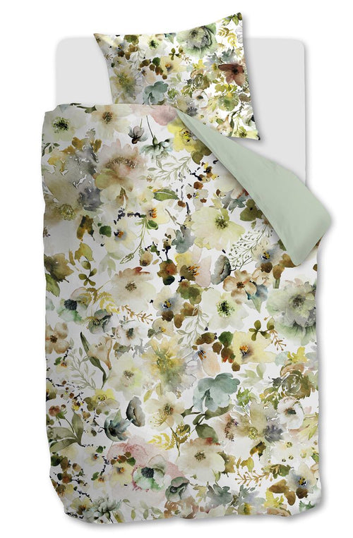 Kardol dekbedovertrek Aquitaine - 140x200/220 cm - groen - vtwonen shop