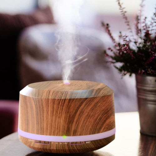 FurniLux Diffuser Lamp - Etherische olie  - Aromatherapie - diffuser en luchtbevochtigers - 6.6x6.6x4.5cm - vtwonen shop