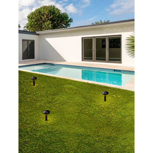 Nova Luce NEMO 20 cm buitenpaal donker antraciet LED 5W 424lm 3000K IP65