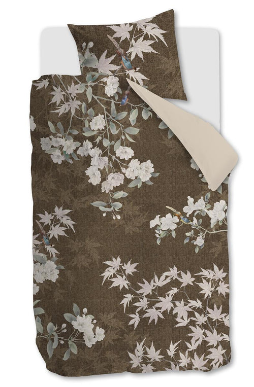 Beddinghouse dekbedovertrek Thalasa - 140x200/220 cm - bruin - vtwonen shop