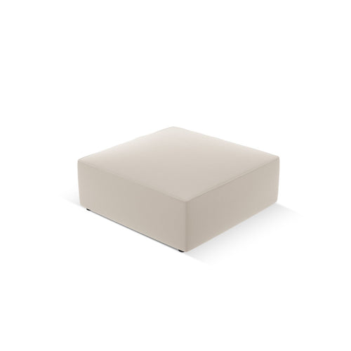 Cosmopolitan Design - Poef Siena imitatieleer duif - 93x93x40cm