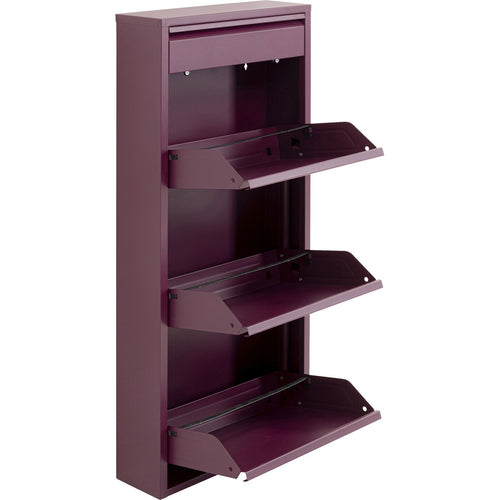 Kare Design Schoenenkast Caruso paars 3+1 laden