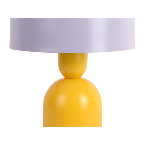Leitmotiv tafellamp Double Funky - geel - Ø19cm