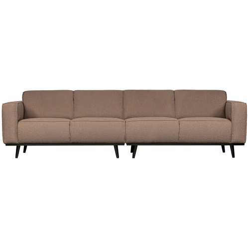 WOOOD 4-zits bank Statement - Bouclé - Nougat - 77x280x93 - vtwonen shop