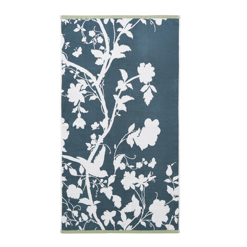 Laura Ashley Badhanddoek Oriental Garden Dusky Seaspray 70x125cm - vtwonen shop